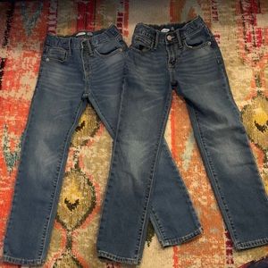 Two Pairs Old Navy Skinny Jeans Boys 7